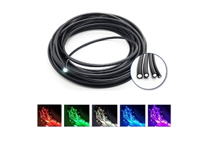 BLACK SINGLE CORE END GLOW FIBER