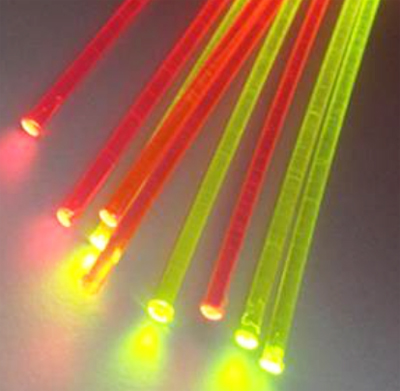 FLUORESCENT OPTICAL FIBER